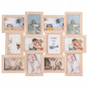 PHOTO FRAME FOR 12 PICTURES-1pcs/opp-12pcs/ctn64x36x50cm