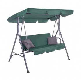 GARDEN SWING, ROCKING BENCH, 4-PERSON, EXPANDABLE, 2in1 + CANOPY, MATTRESS